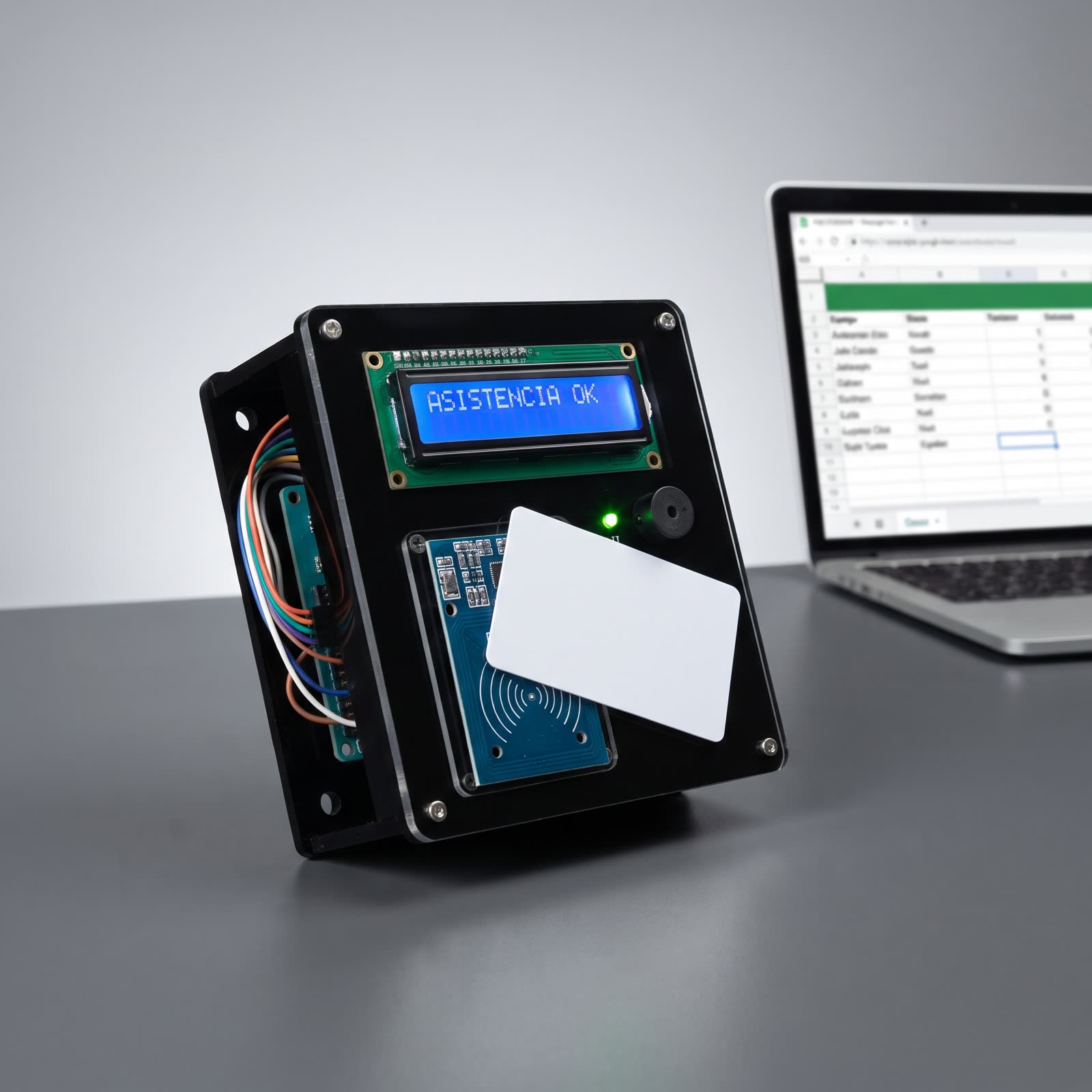 Kit Asistencia RFID con Google Sheets