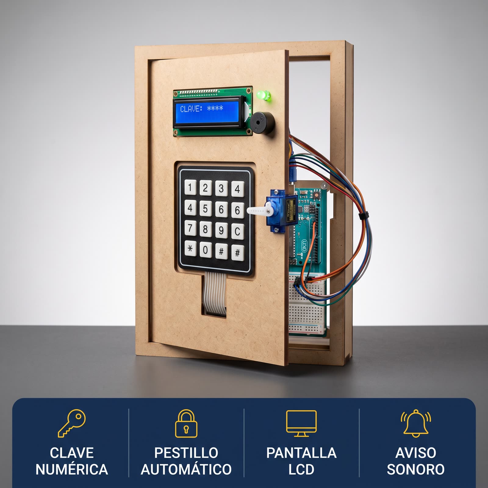 Kit Cerradura Electrónica con Teclado