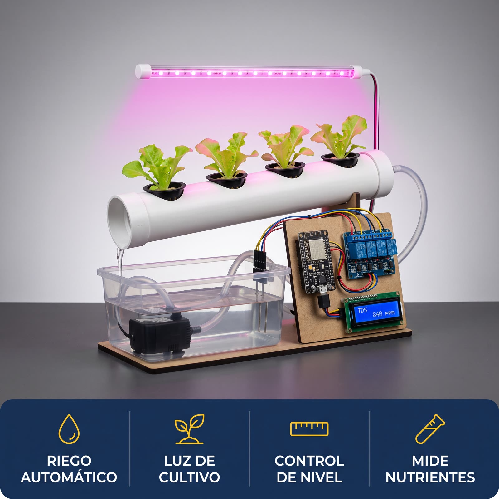 Kit Hidroponía Automatizada